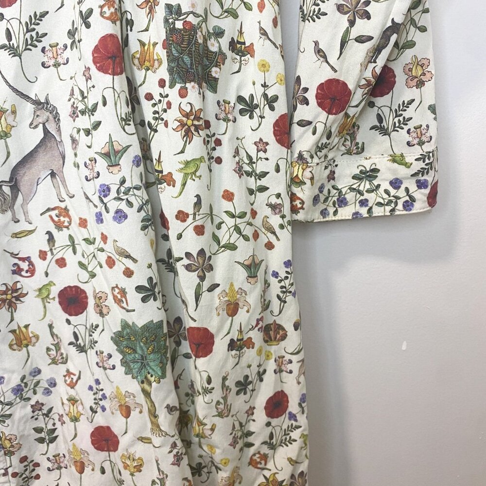 Samantha Pleet passion dress in ivory illuminated print - Picture 9 of 15
